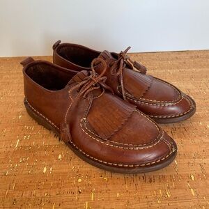 Vintage Oxford Cole Haan Brown Leather Shoes Womens 8